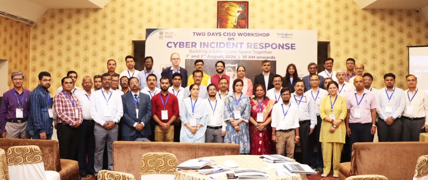 NPTI organised a Two Days CISO Workshop on "Cyber Incident Response" for Power Sector