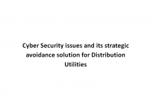 Cyber Security issues and its strategic avoidance solution for Distribution Utilities