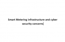 Smart Metering infrastructure and cyber security concerns