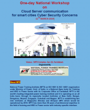 One-day National Workshop on Cloud Server communication for smart cities Cyber Security Concerns 11th March 2019